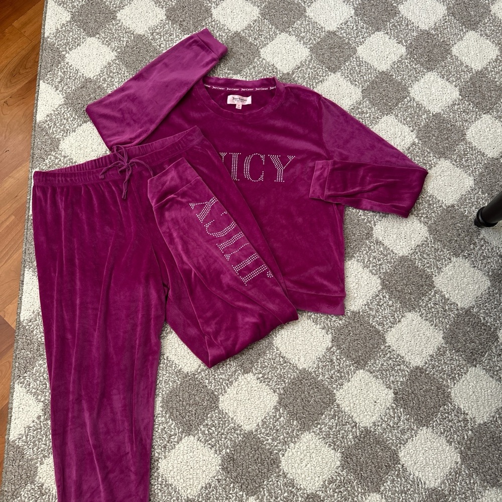 Juicy Couture Kids Pajama Set - Rich Magenta